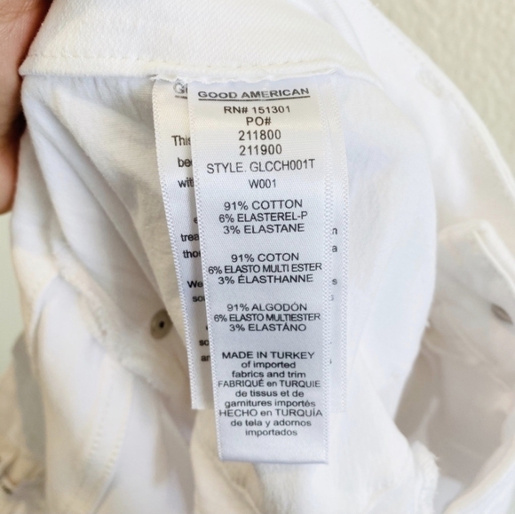 NWT Good American Good Legs Cascade Hem Jeans- 22 - Picture 6 of 7